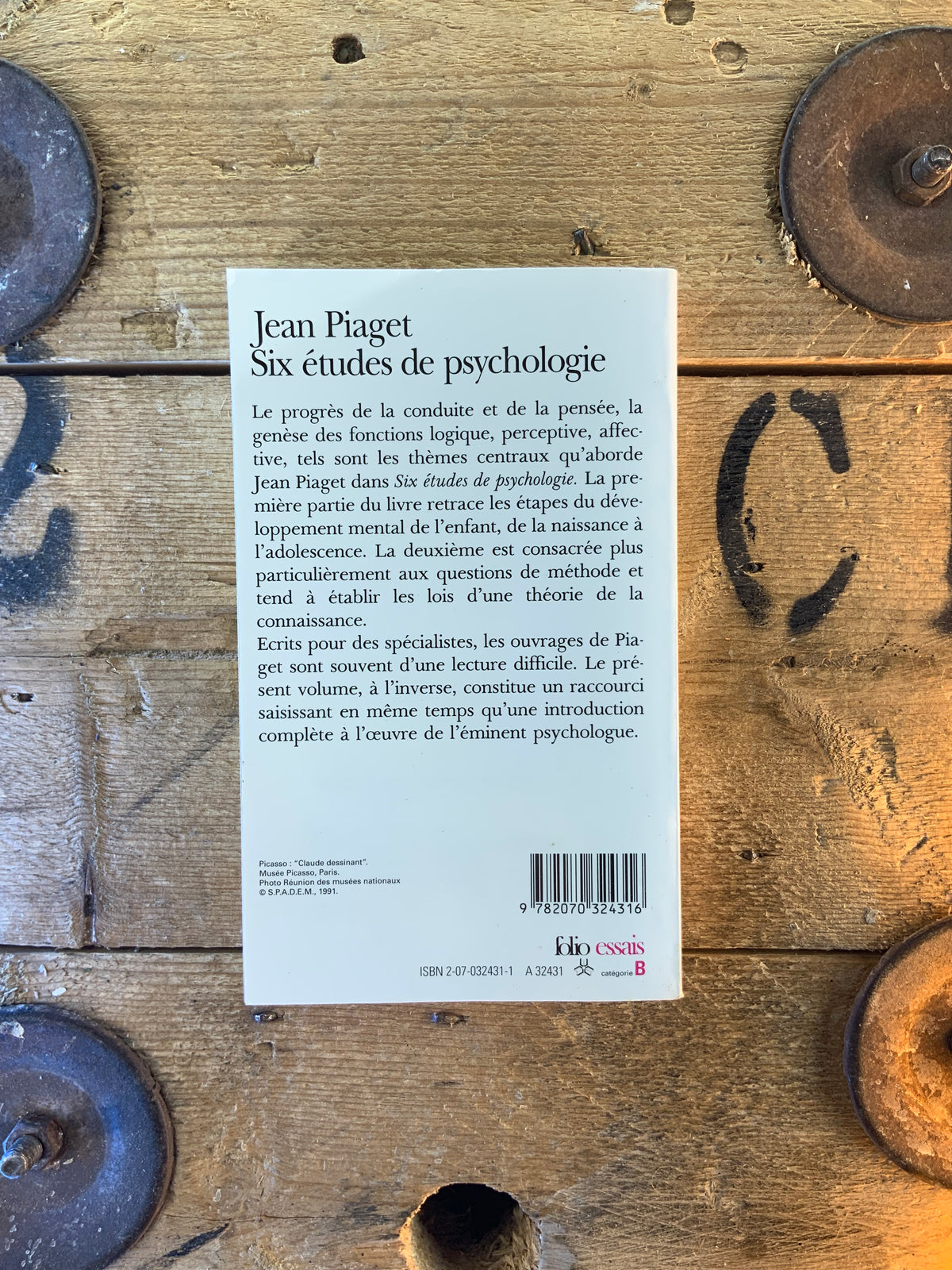 Six études de psychologie - Jean Piaget