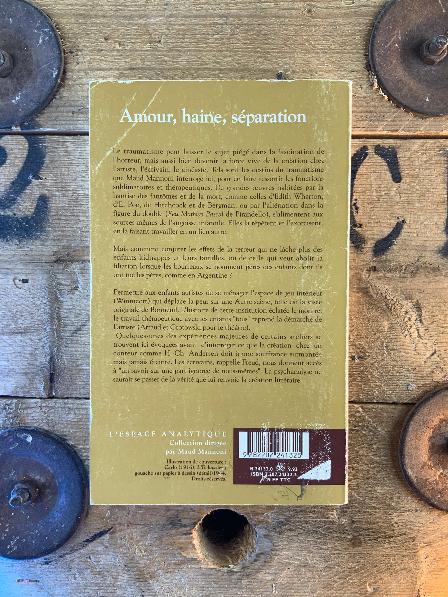 Amour, haine, séparation : renouer avec la langue perdue de l’enfance - Maud Manoni