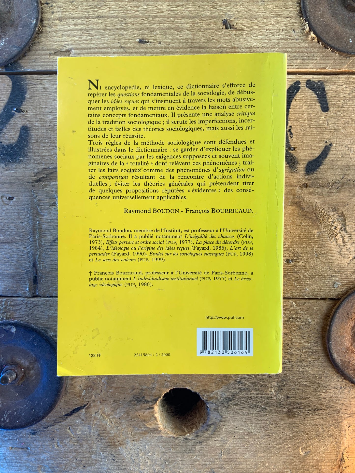 Dictionnaire critique de la sociologie - Boudon-Bourricaud