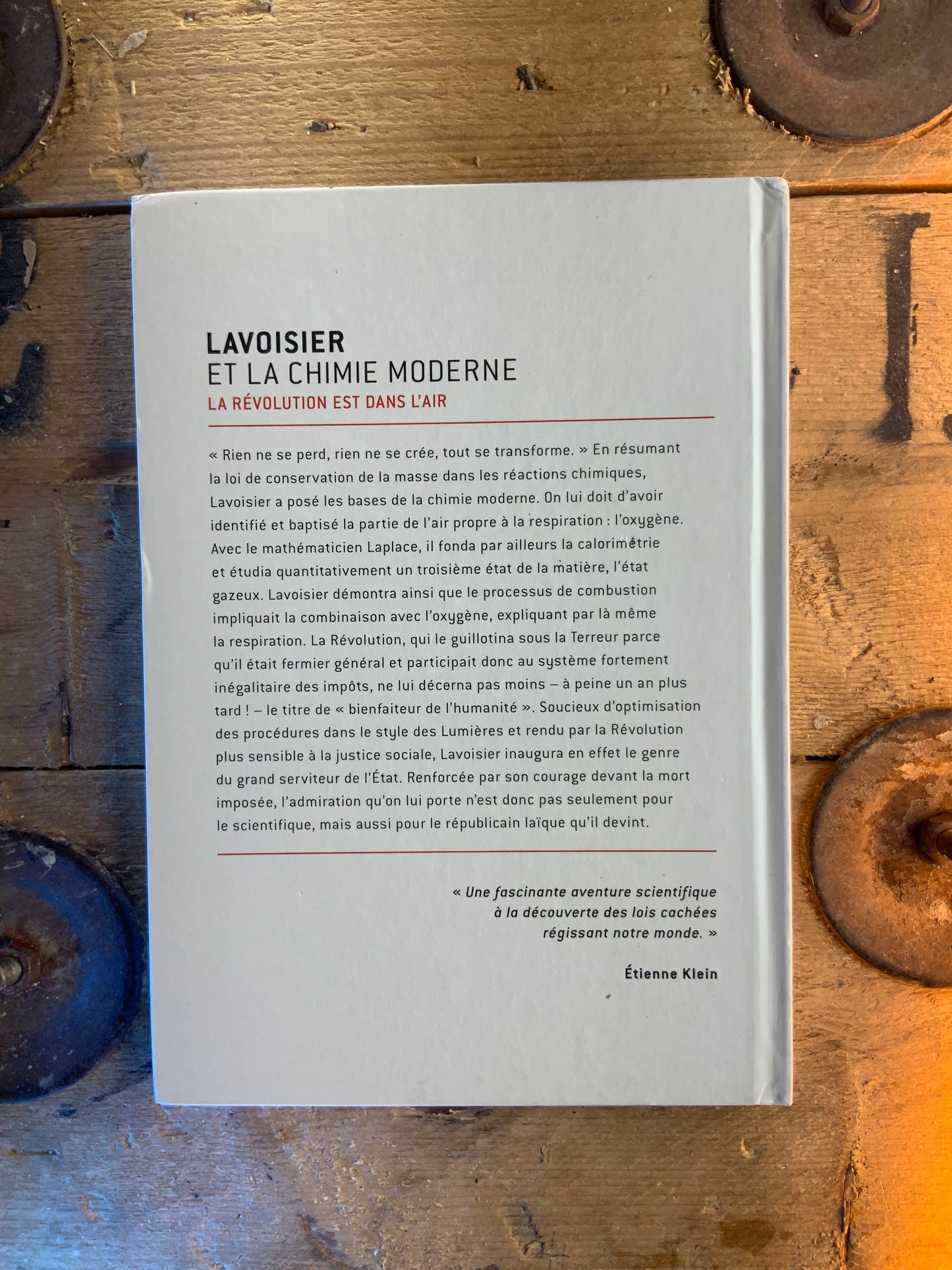 Lavoisier et la chimie moderne : la révolution est dans l’air [ GRANDES IDÉES DE LA SCIENCE ]