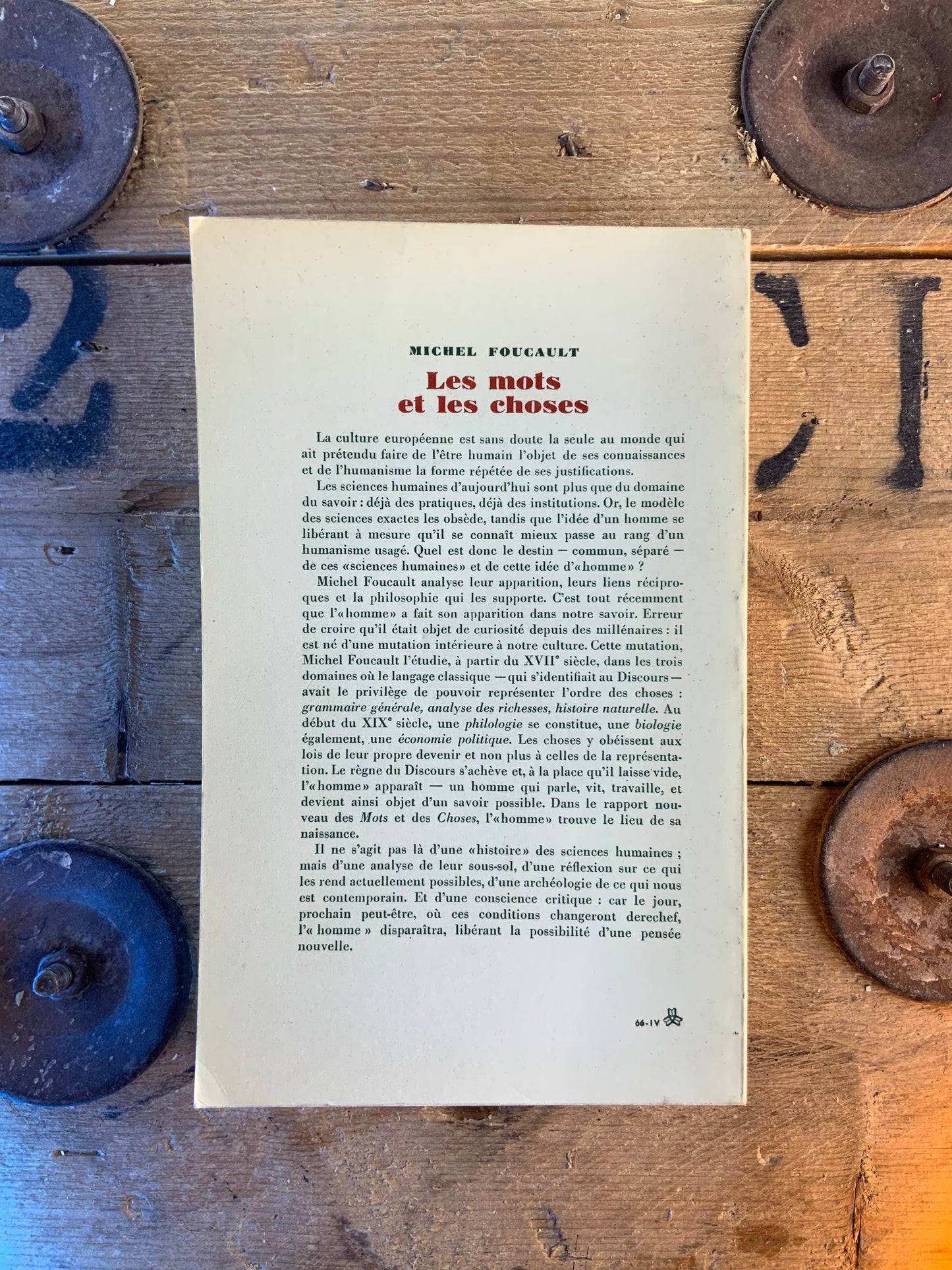 Les mots et les choses - Michel Foucault