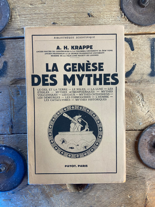La genèse des mythes - A. H. Krappe
