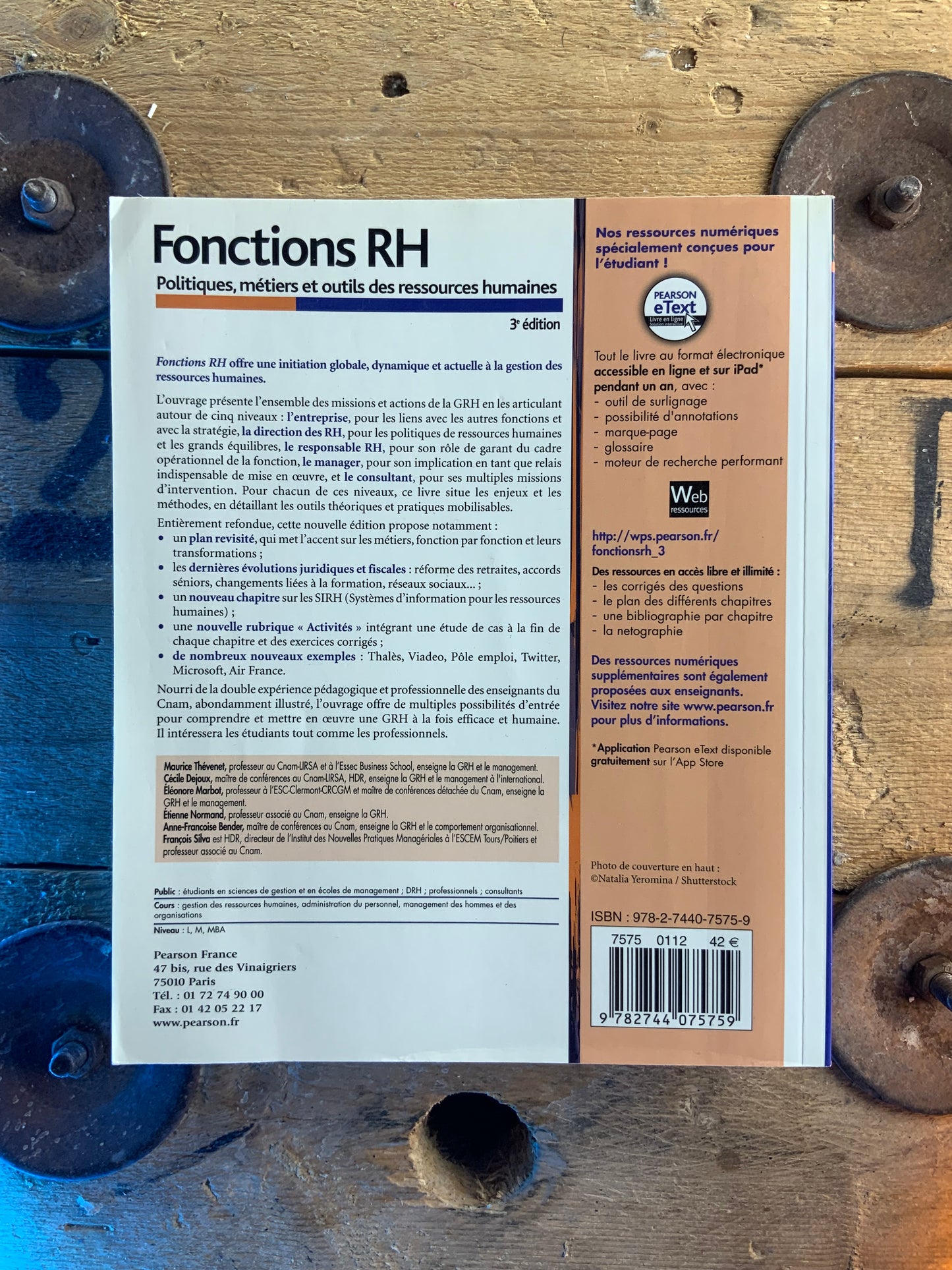 Fonctions RH : politiques, métiers et outils des ressources humaines