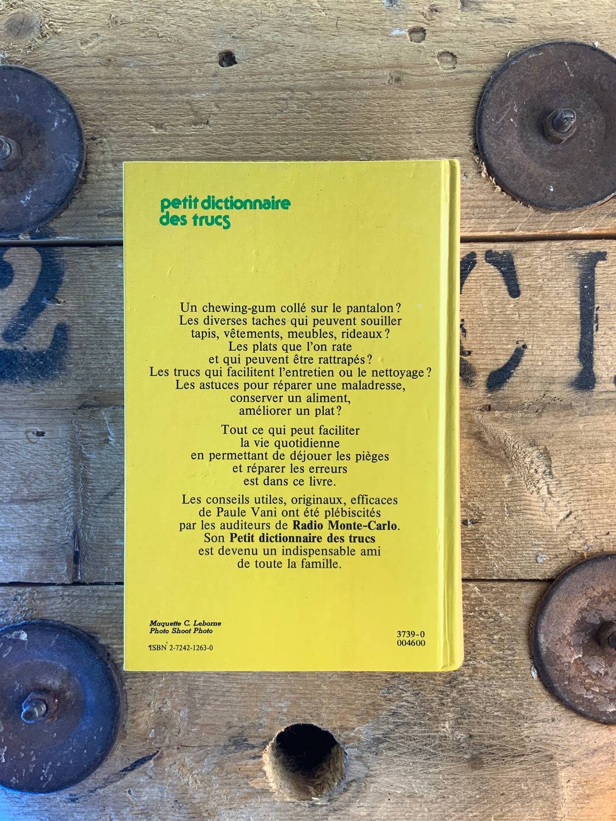 Petit dictionnaire des trucs - Paule Vani