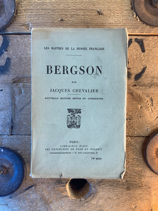 Bergson - Jacques Chevalier