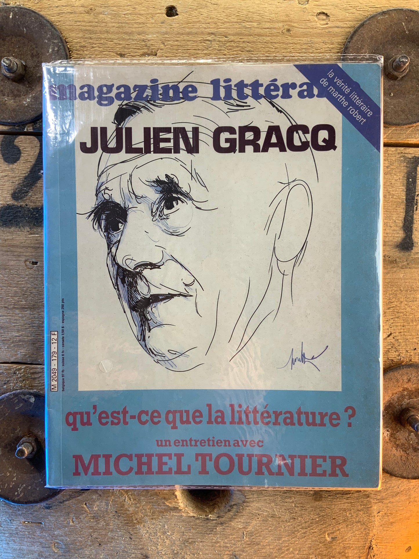 Julien Gracq : qu’est-ce que la littérature ? Entretiens avec Michel Tournier [ Magazine Littéraire ]