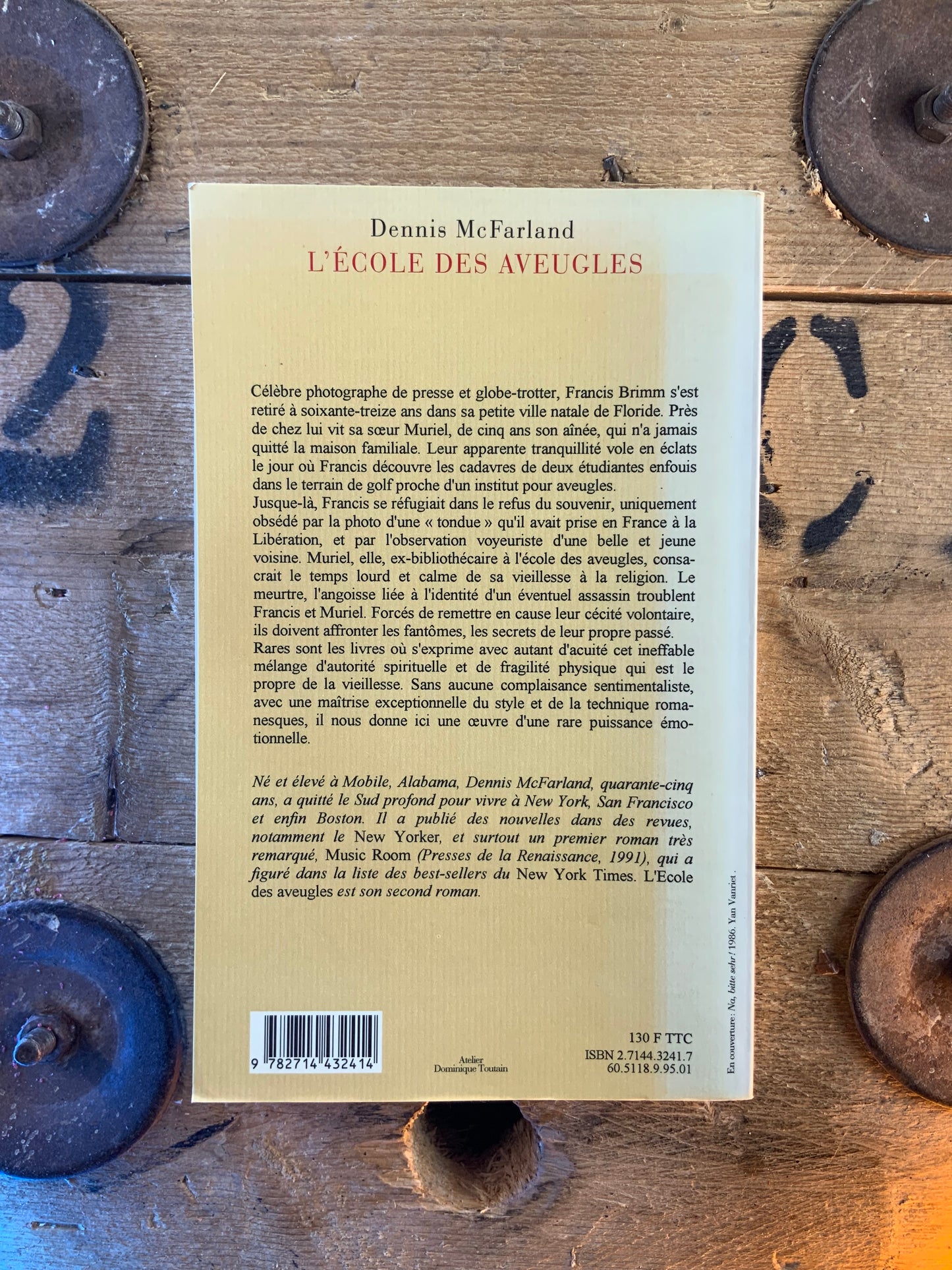 L’école des aveugles - Dennis McFarland