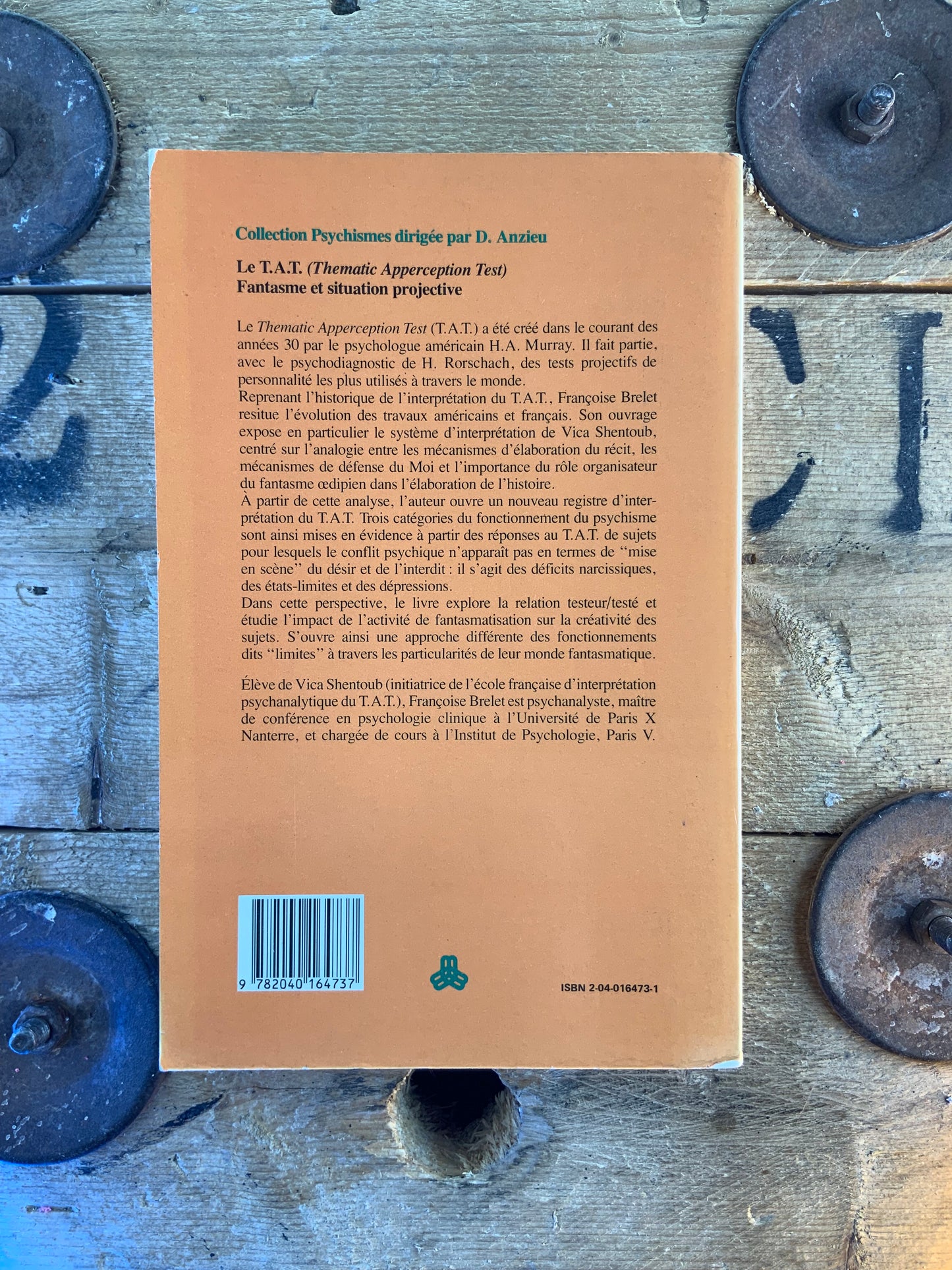 Le T.A.T. : fantasme et situation projective - Françoise Brelet