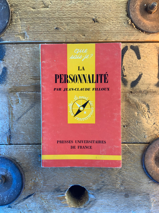 La personnalité - Jean-Claude Filloux