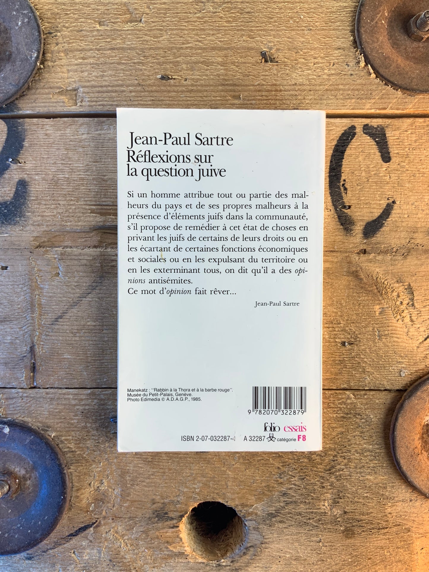 Réflexion sur la question juive - Jean-Paul Sartre