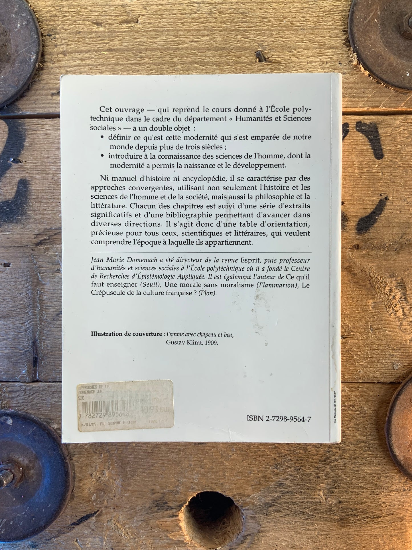 Approches de la modernité - Jean-Marie Domenach