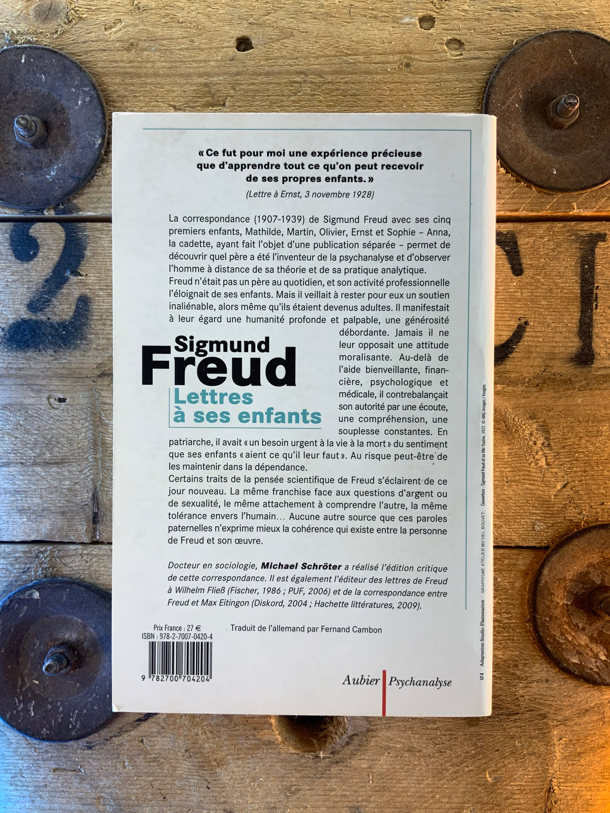 Sigmund Freud : lettres à ses enfants