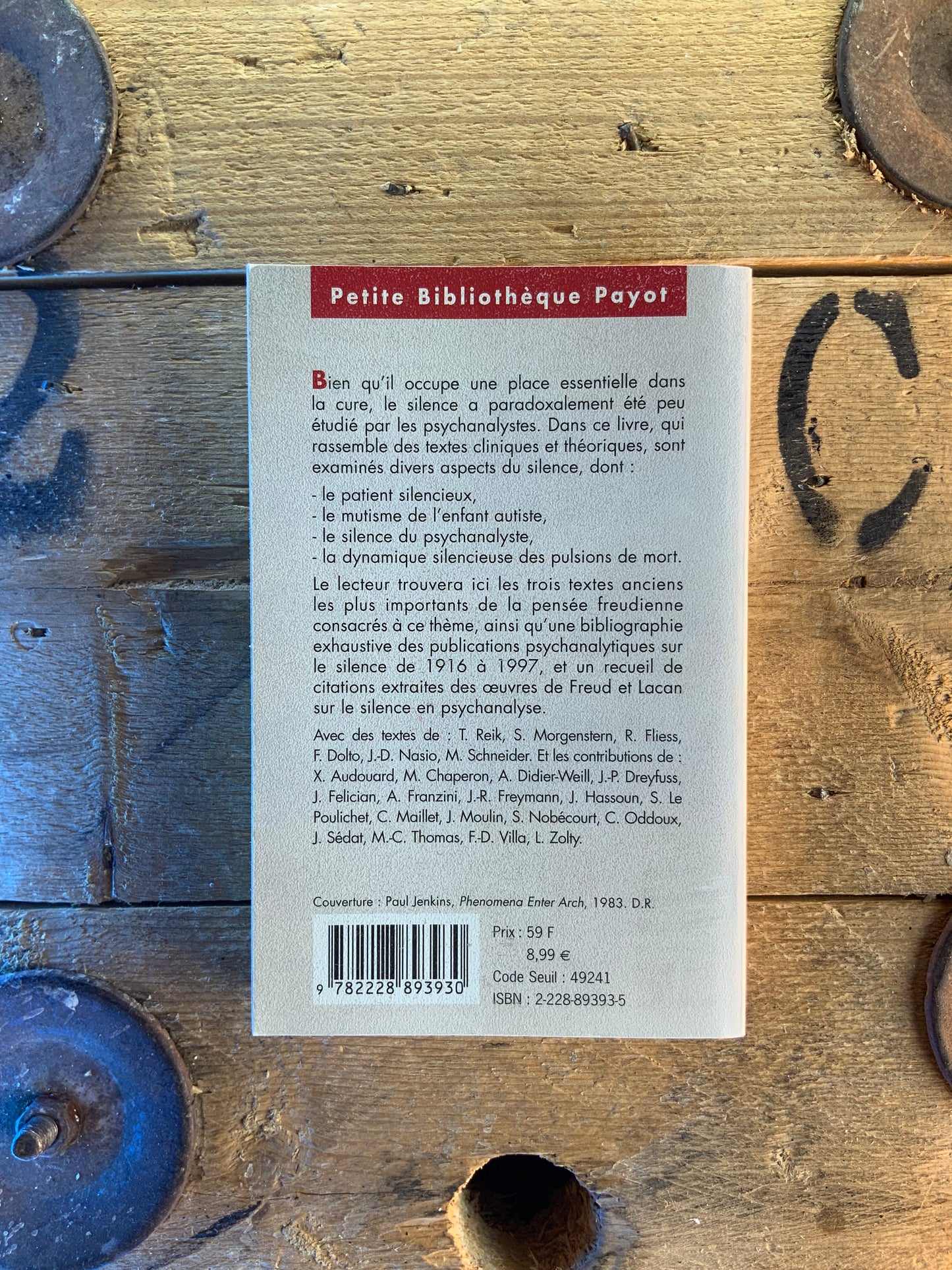 Le silence en psychanalyse - J.-D. Nasio