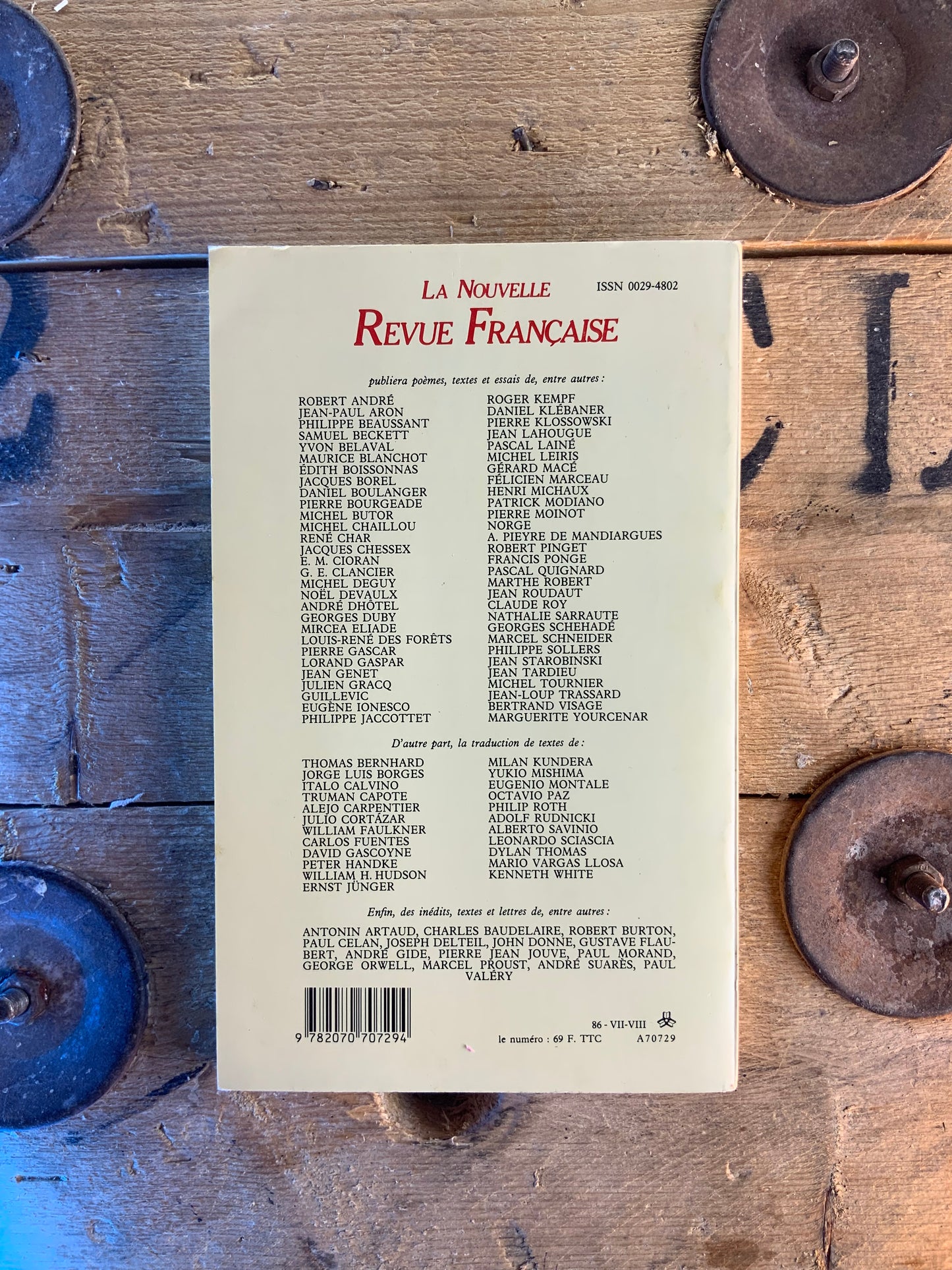N.R.F numéro 402-403 [ La Nouvelle Revue Française ]