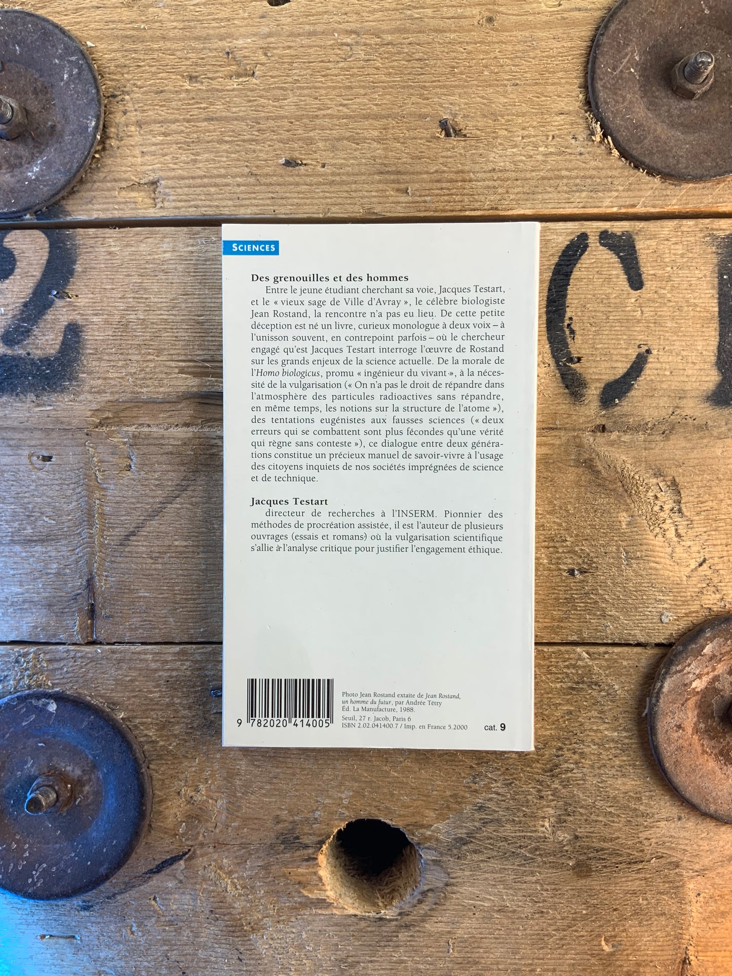 Des grenouilles et des hommes - Jacques Testart