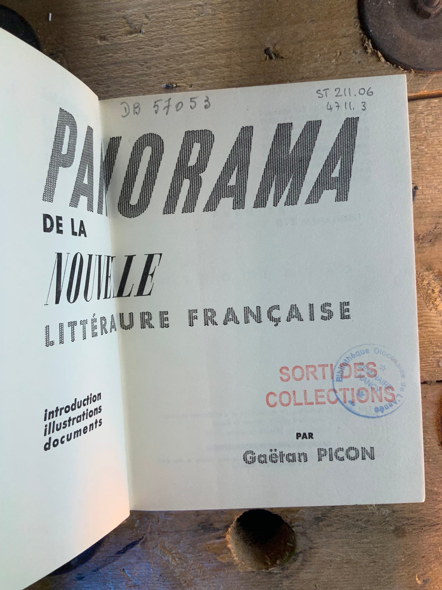Panorama de la littérature française