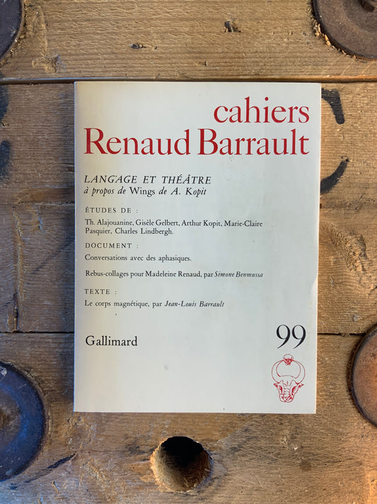 Cahiers Renaud Barrault numéro 99