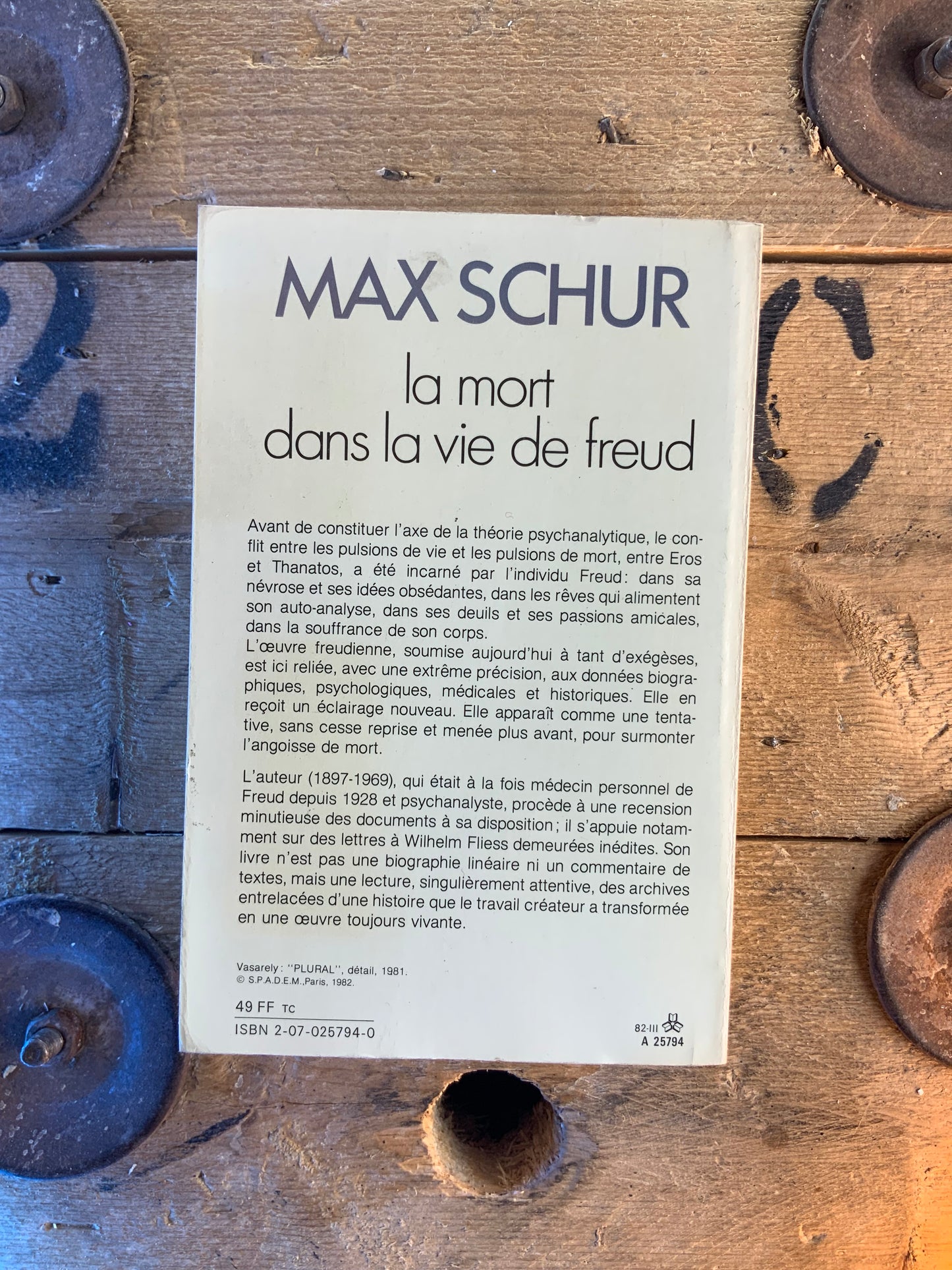 La mort dans la vie de Freud - Max Schur