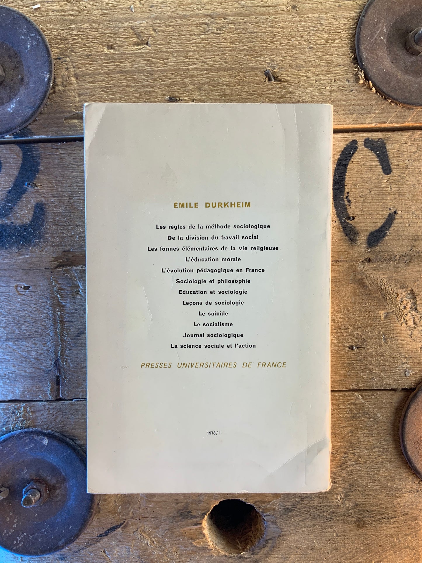 Les règles de la méthode sociologique - Émile Durkheim