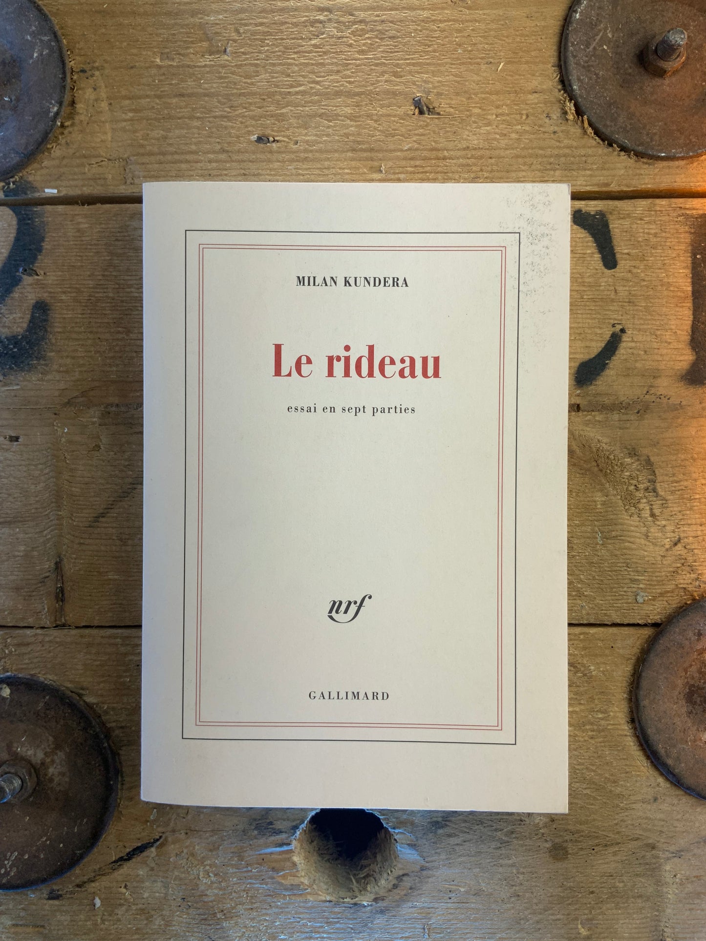 Le rideau - Milan Kundera