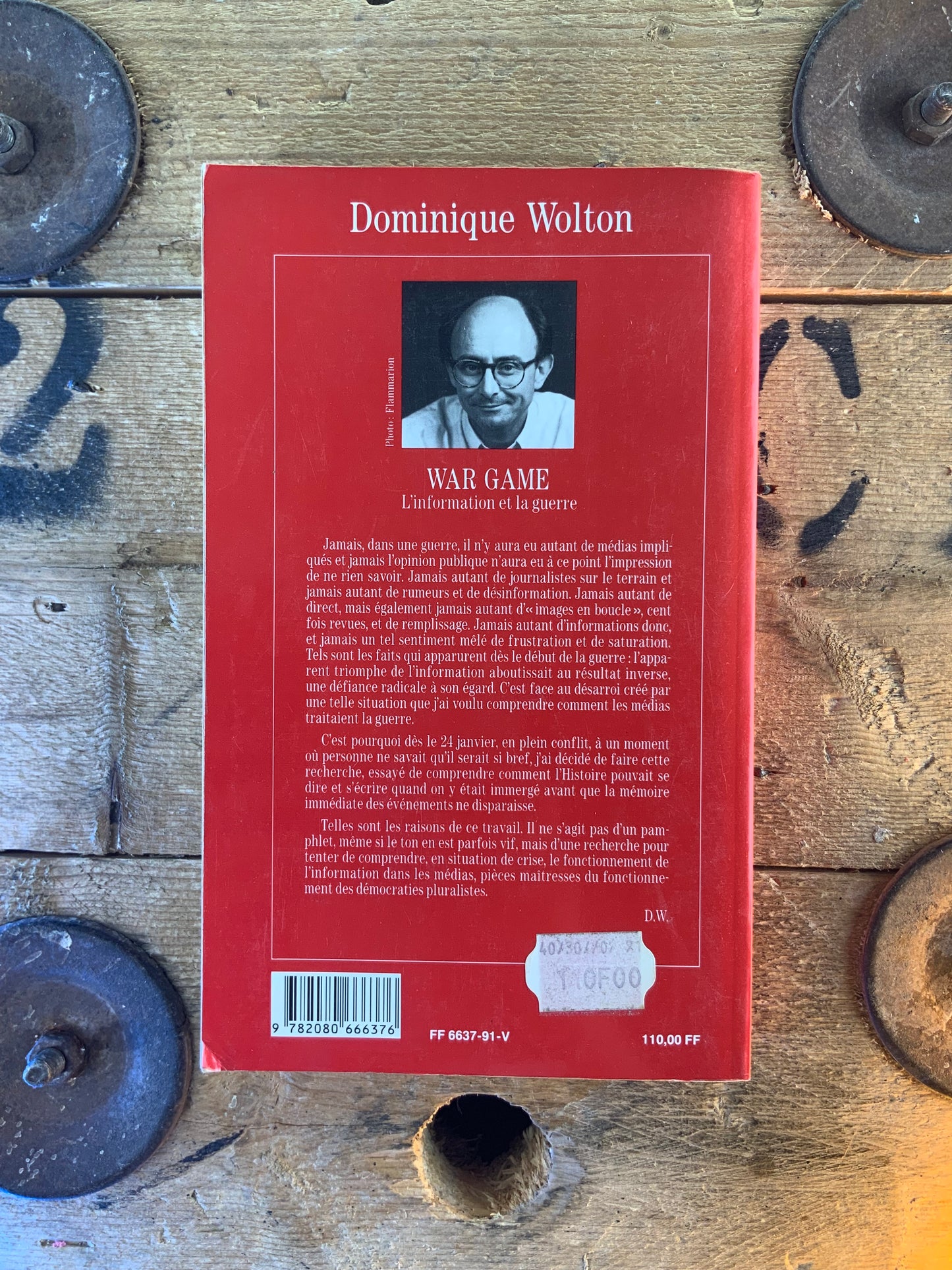 War Game : l’information et la guerre - Dominique Wolton