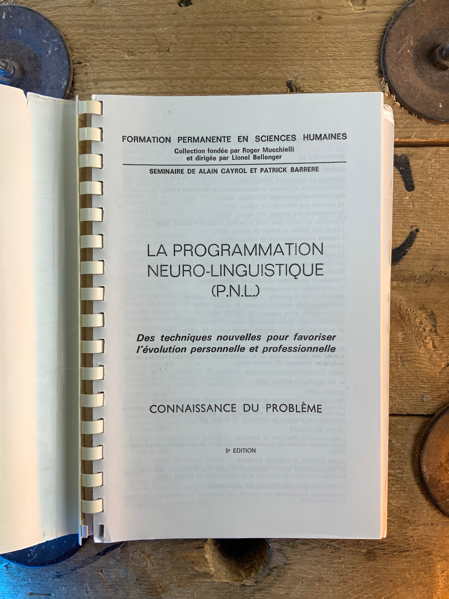 La Programmation Neuro-Linguistique P.N.L