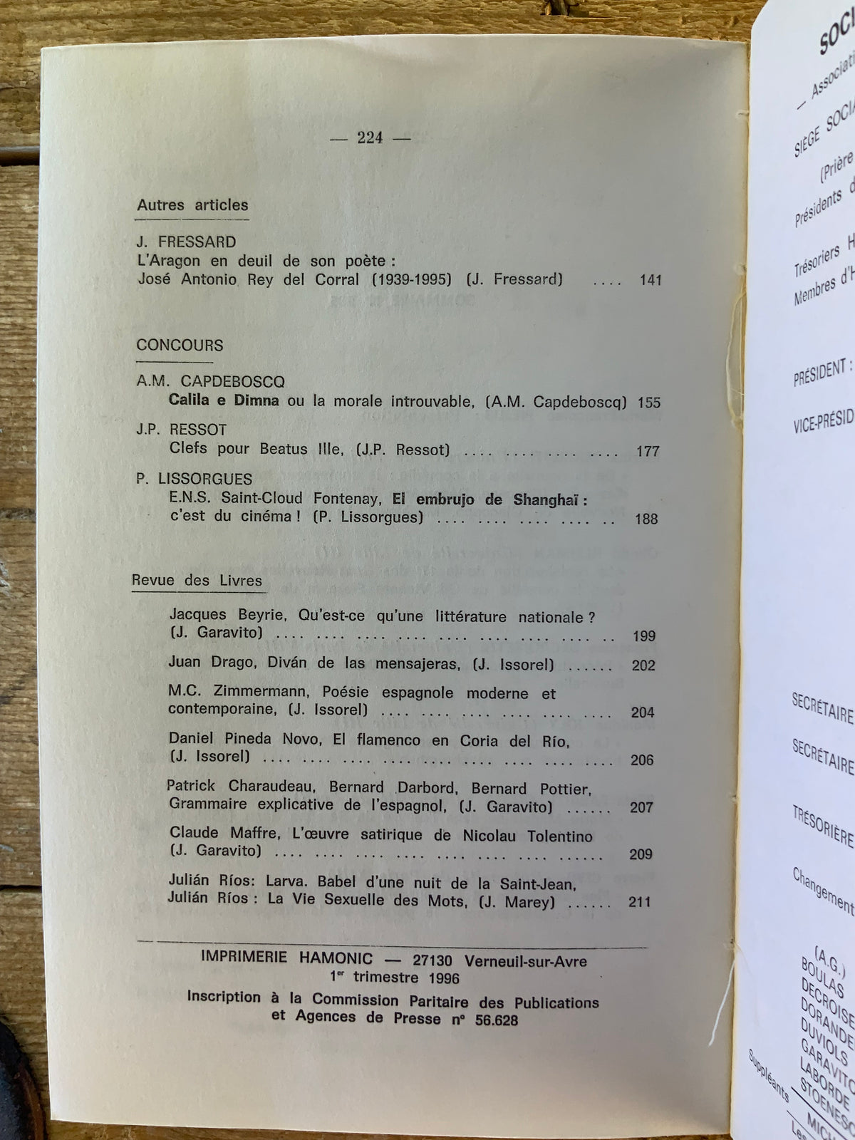 D’un genre à l’autre : Renaissance et siècle d’Or [ Les Langues Néo-Latines ] - 4e trimestre 1995 - n° 295