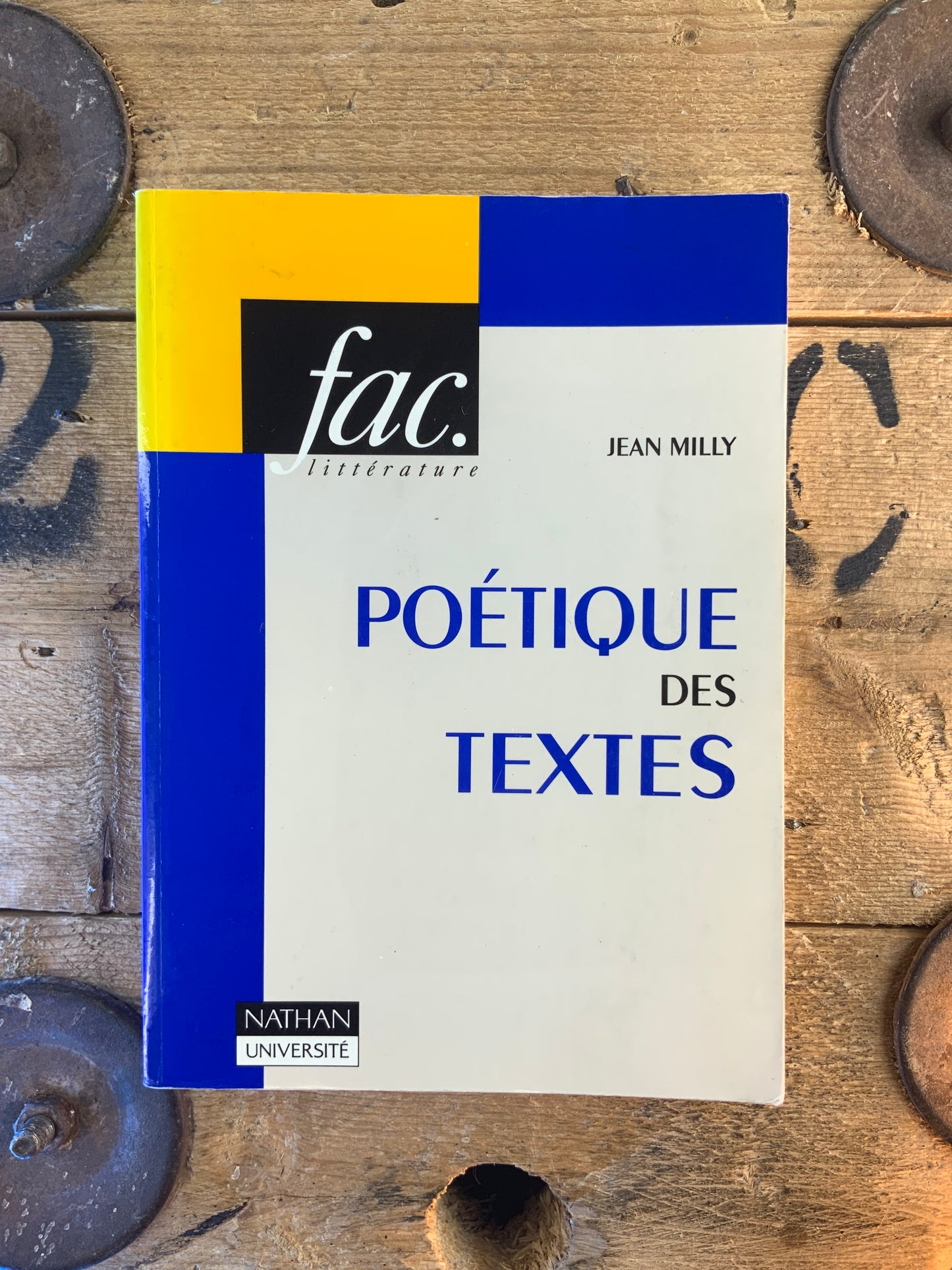 Poétique des textes - Jean Milly