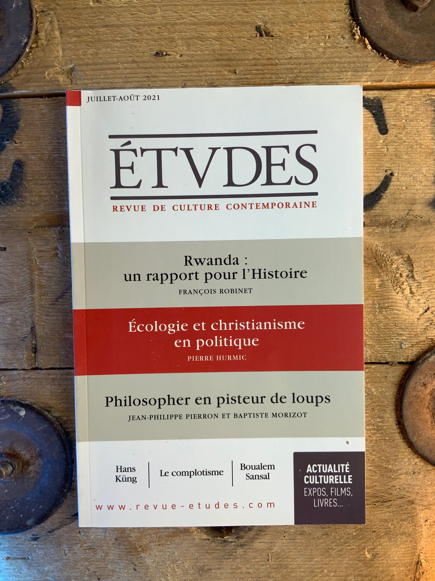 Études : revue de culture contemporaine - juillet-août 2021