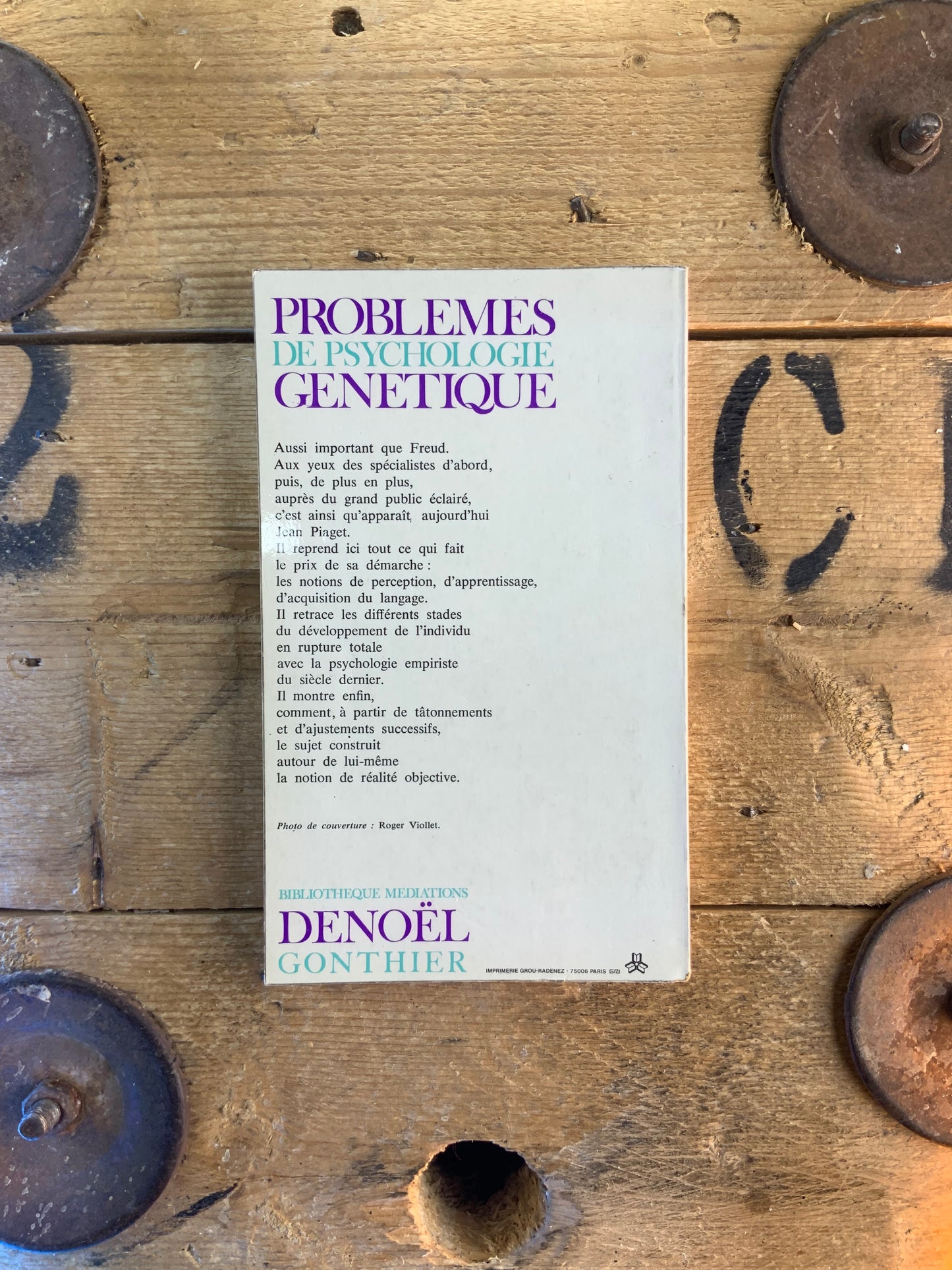 Problèmes de psychologie génétique - Jean Piaget