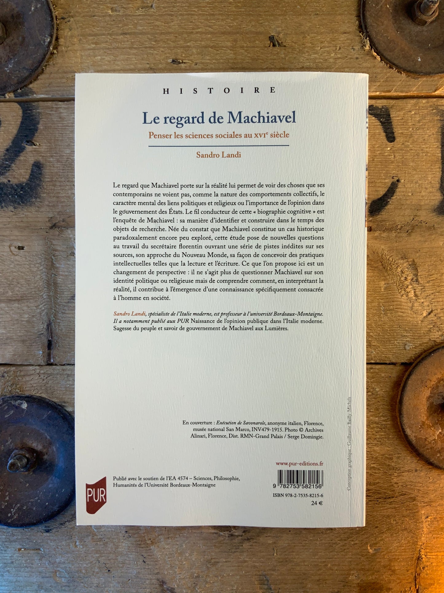 Le regard de Machiavel : penser les sociales au XVIe siècle - Sandro Landi