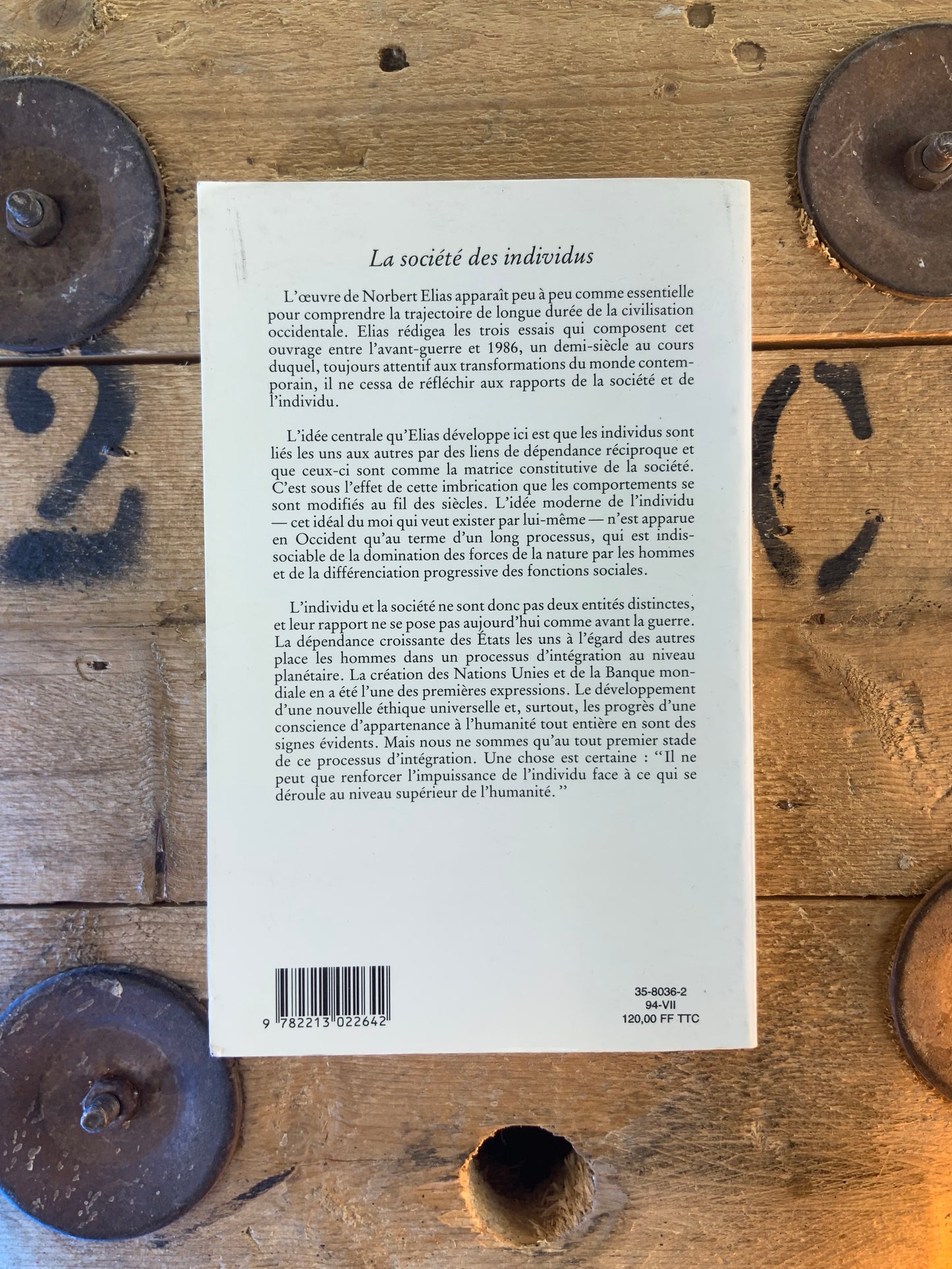 La société des individus - Norbert Elias