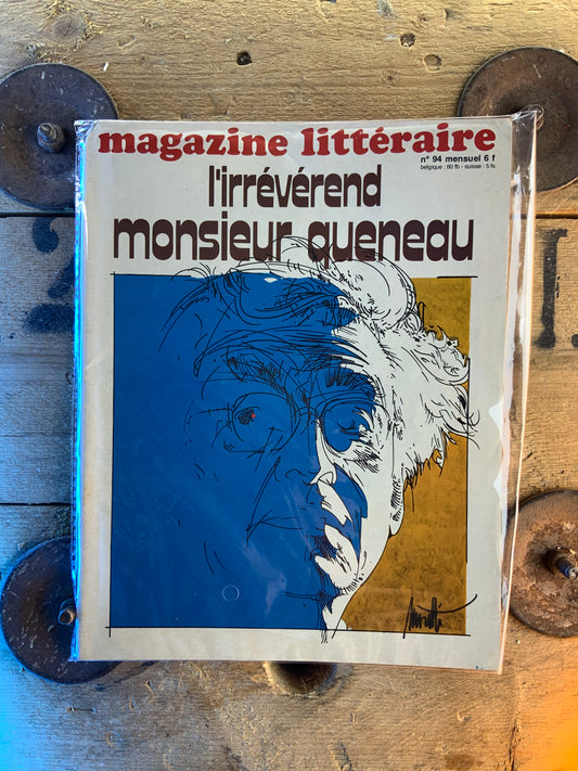 L’irrévérend Monsieur Queneau [ Magazine Littéraire ]