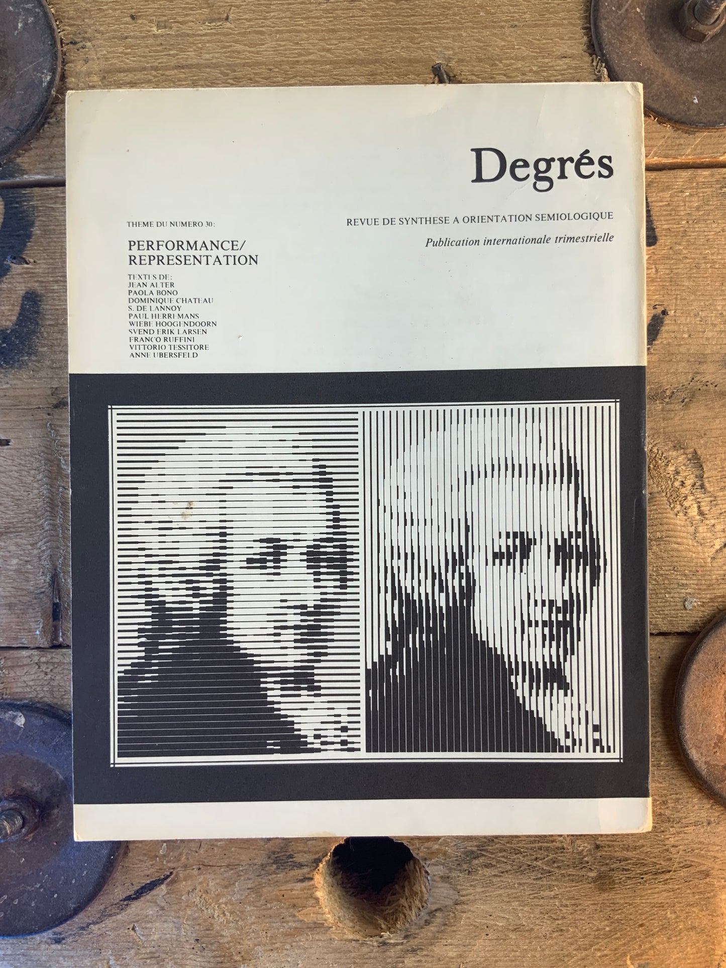 Sémiologie du spectacle : modèles théoriques [ Degrés ] - hiver 1982 - n° 29