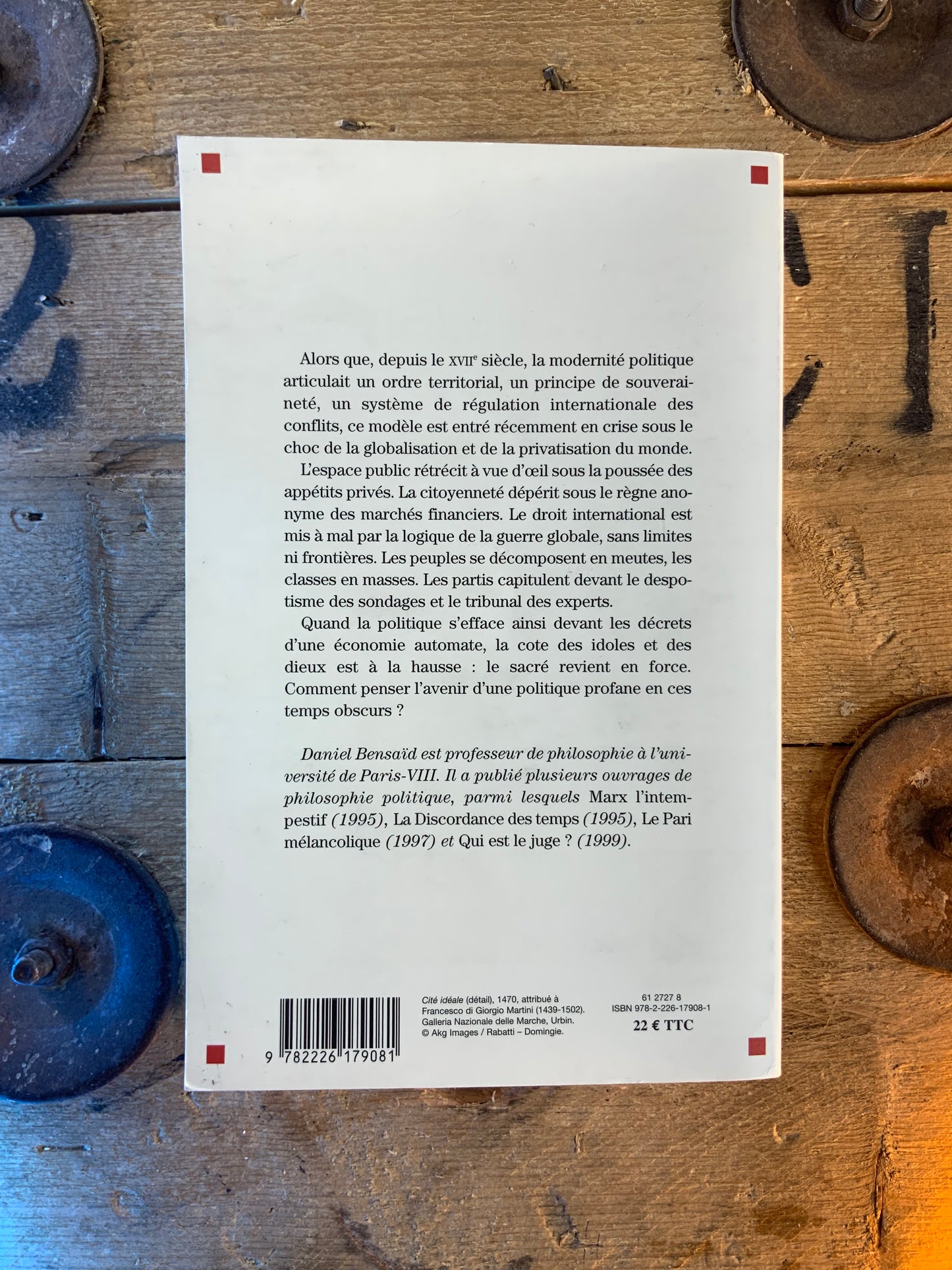 Éloge de la politique profane - Daniel Bensaïd