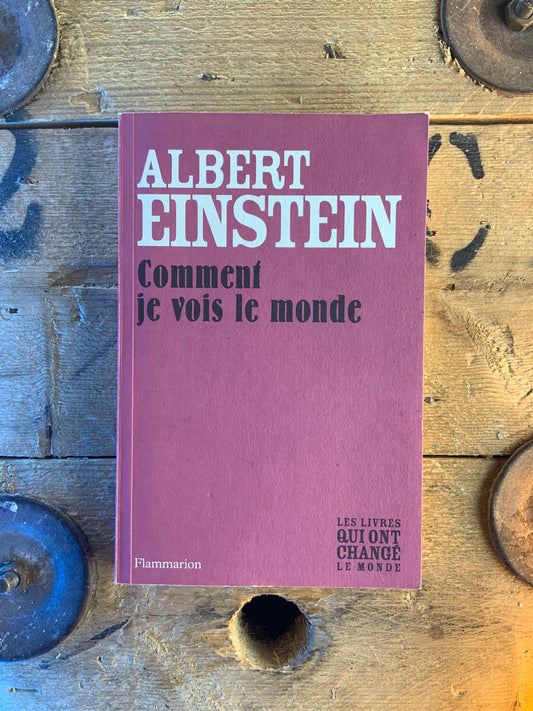 Comment je vois le monde - Albert Einstein