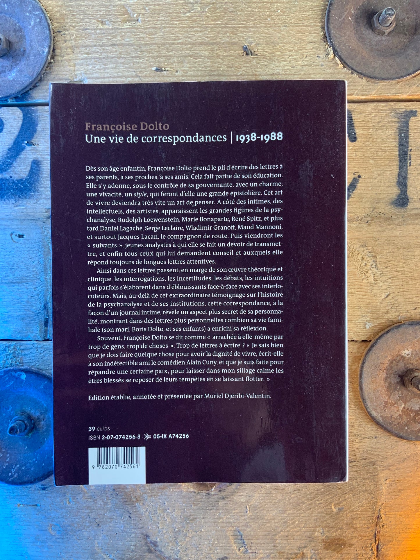 Une vie de correspondance 1938-1988 - Françoise Dolto