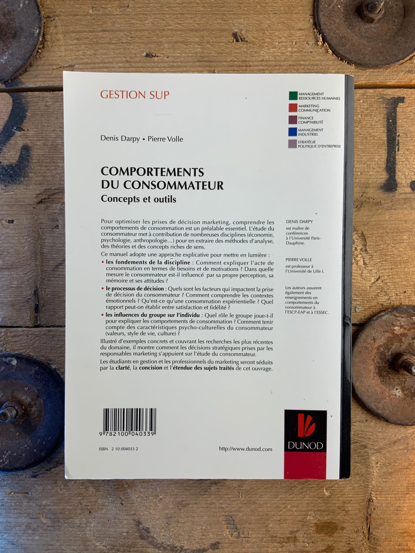 Comportements du consommateur : concepts et outils