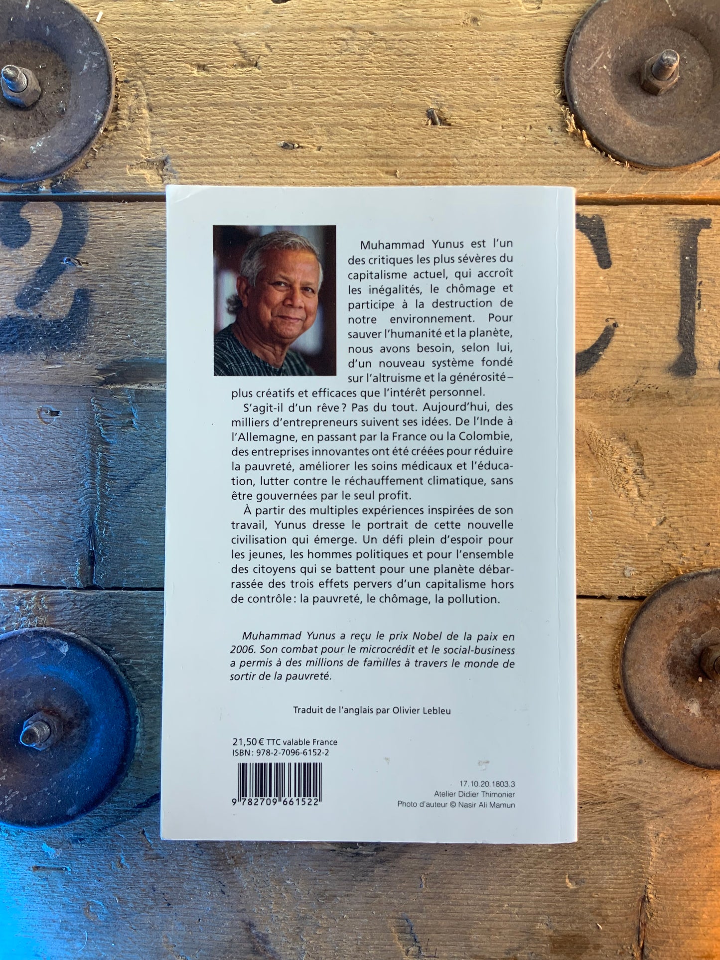 Vers une économie à trois zéros : zéro pauvreté , zéro chômage , zéro émission carbone - Muhammad Yunus