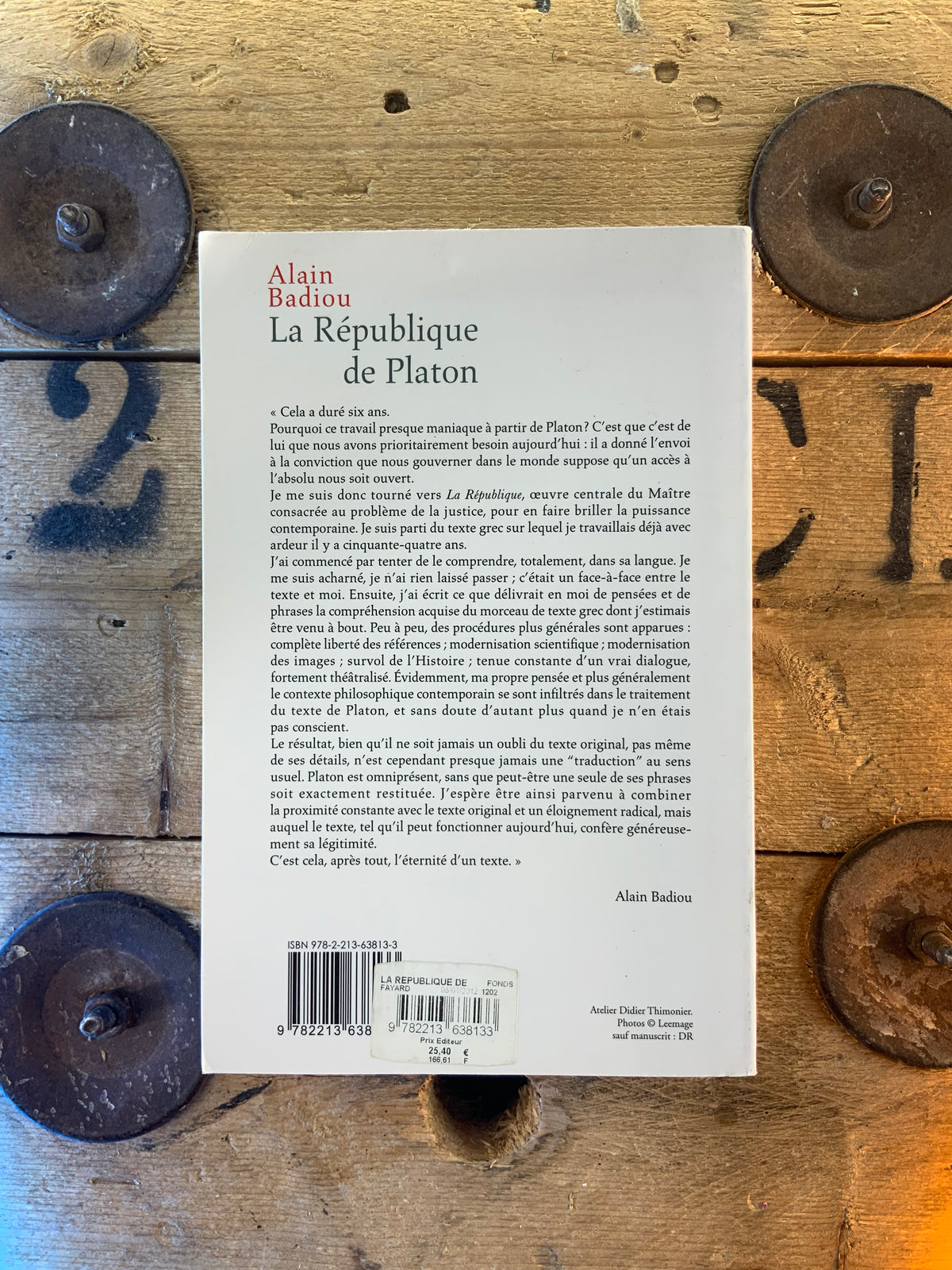 La République de Platon - Alain Badiou