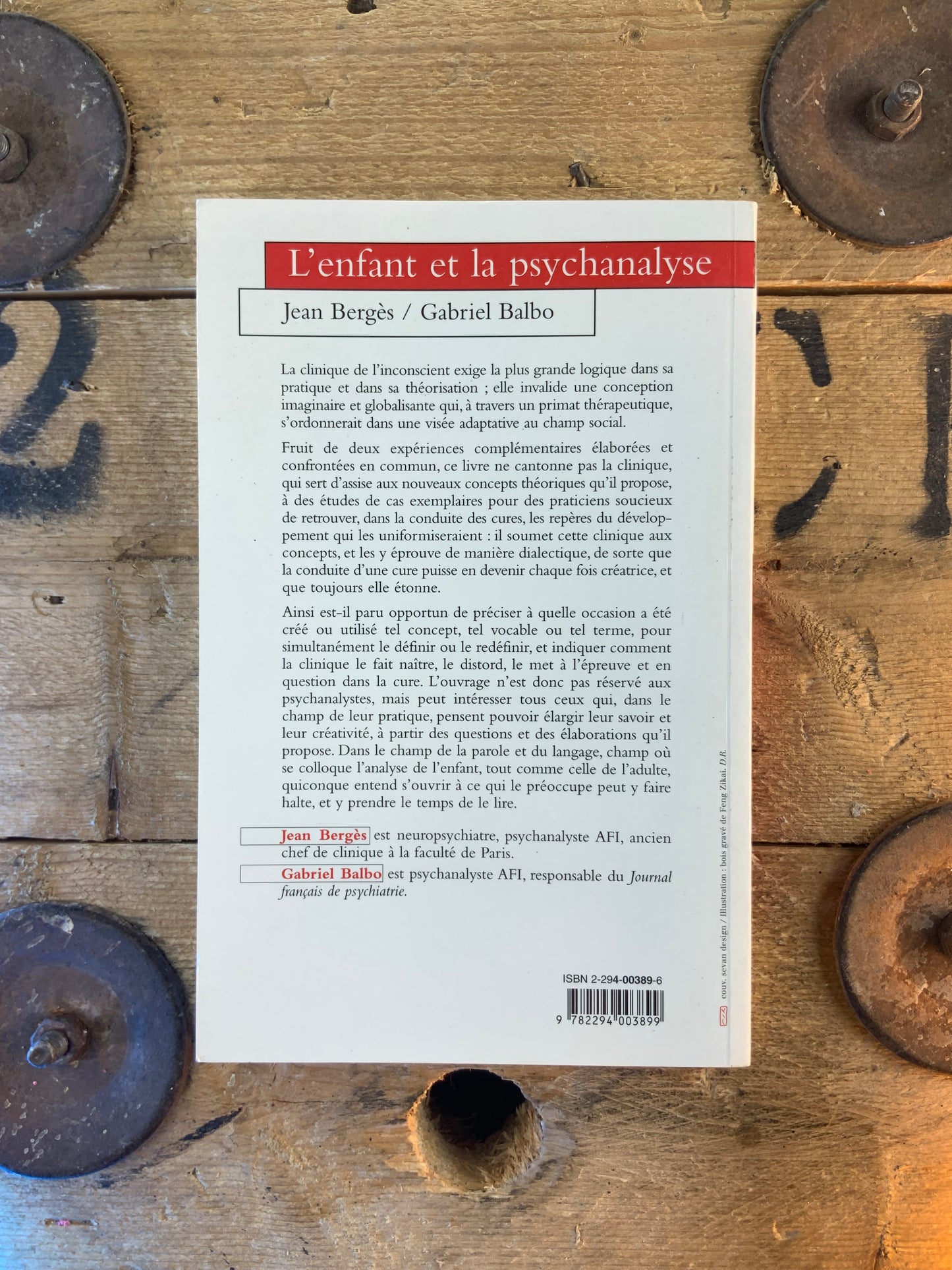 L’enfant et la psychanalyse - Jean Bergès et Gabriel Balbo