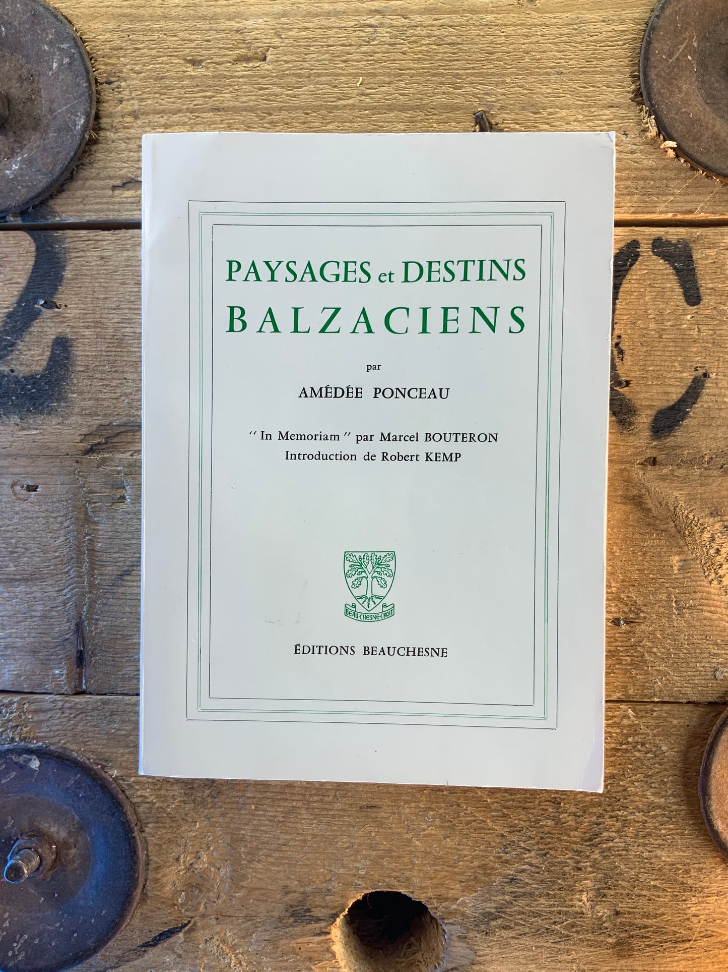 Paysages et destins balzaciens - Amédée Ponceau