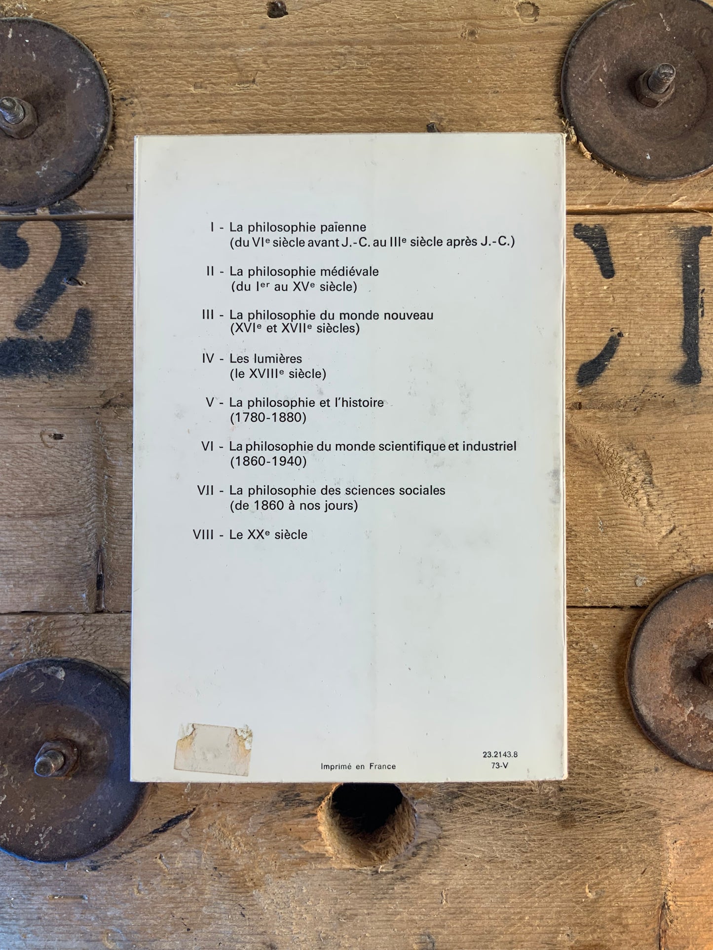 La philosophie des sciences sociales : de 1860 à nos jours