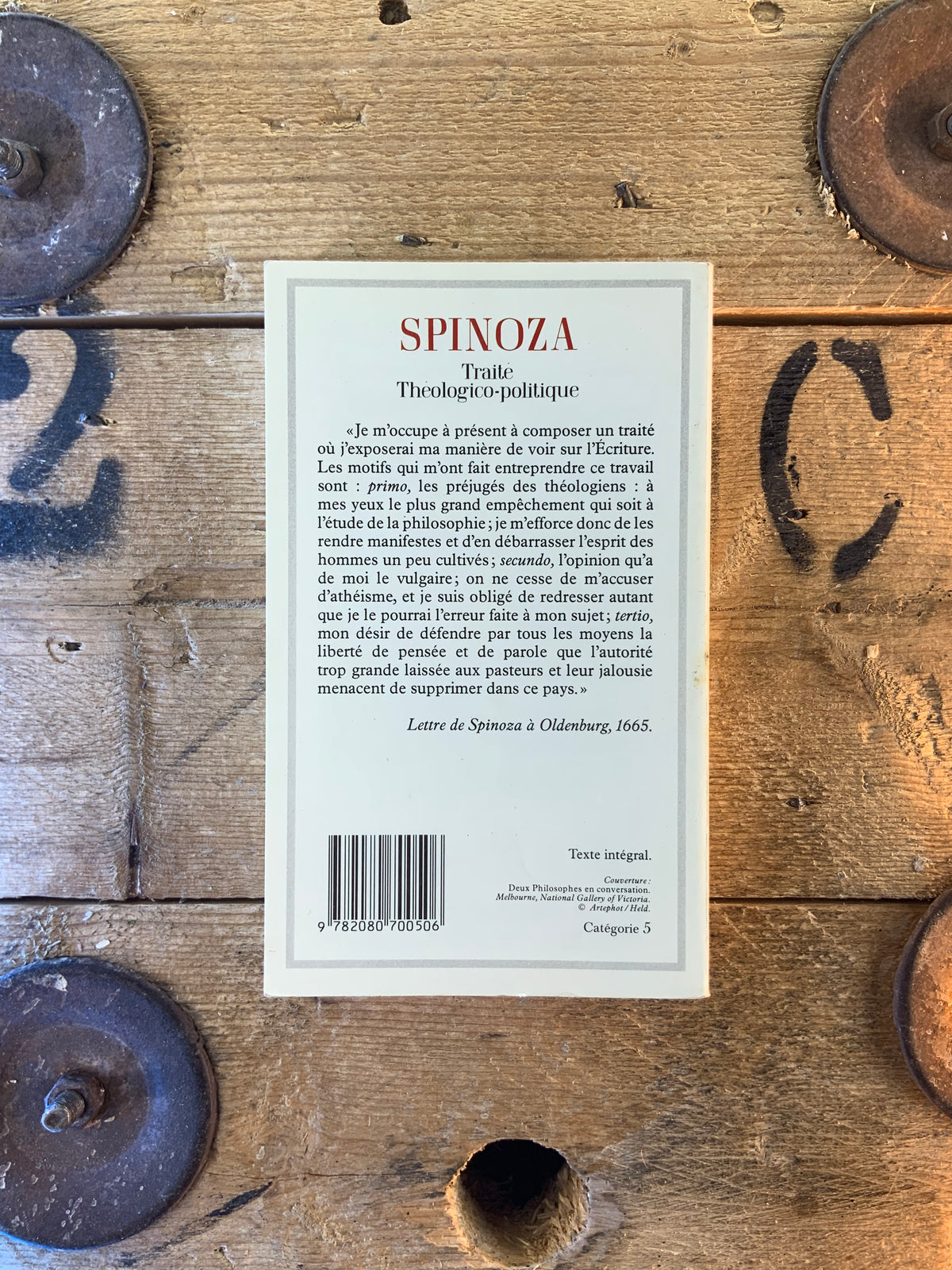 Traité théologico-politique - Baruch Spinoza