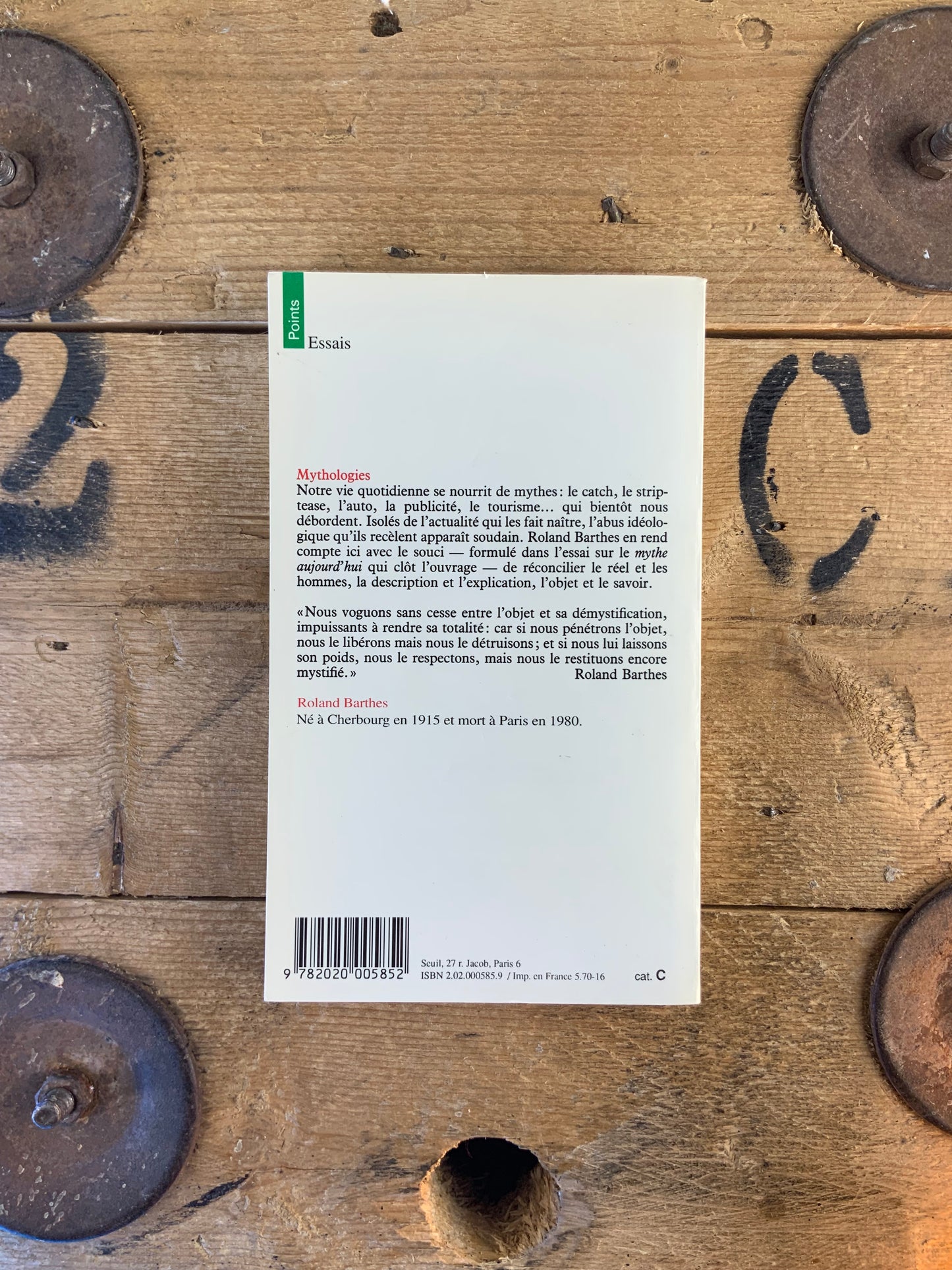Mythologies - Roland Barthes