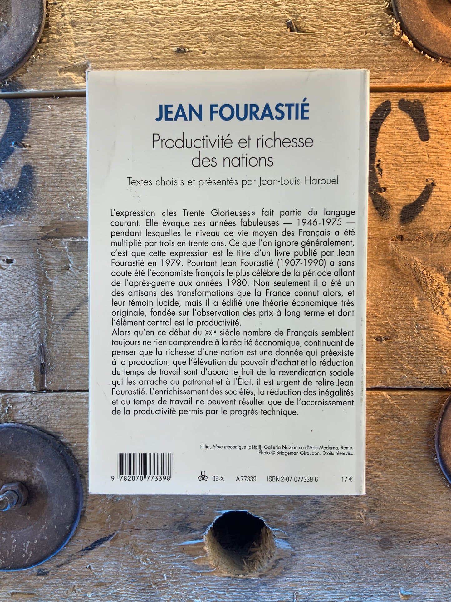 Productivité et richesse des nations - Jean Fourastié