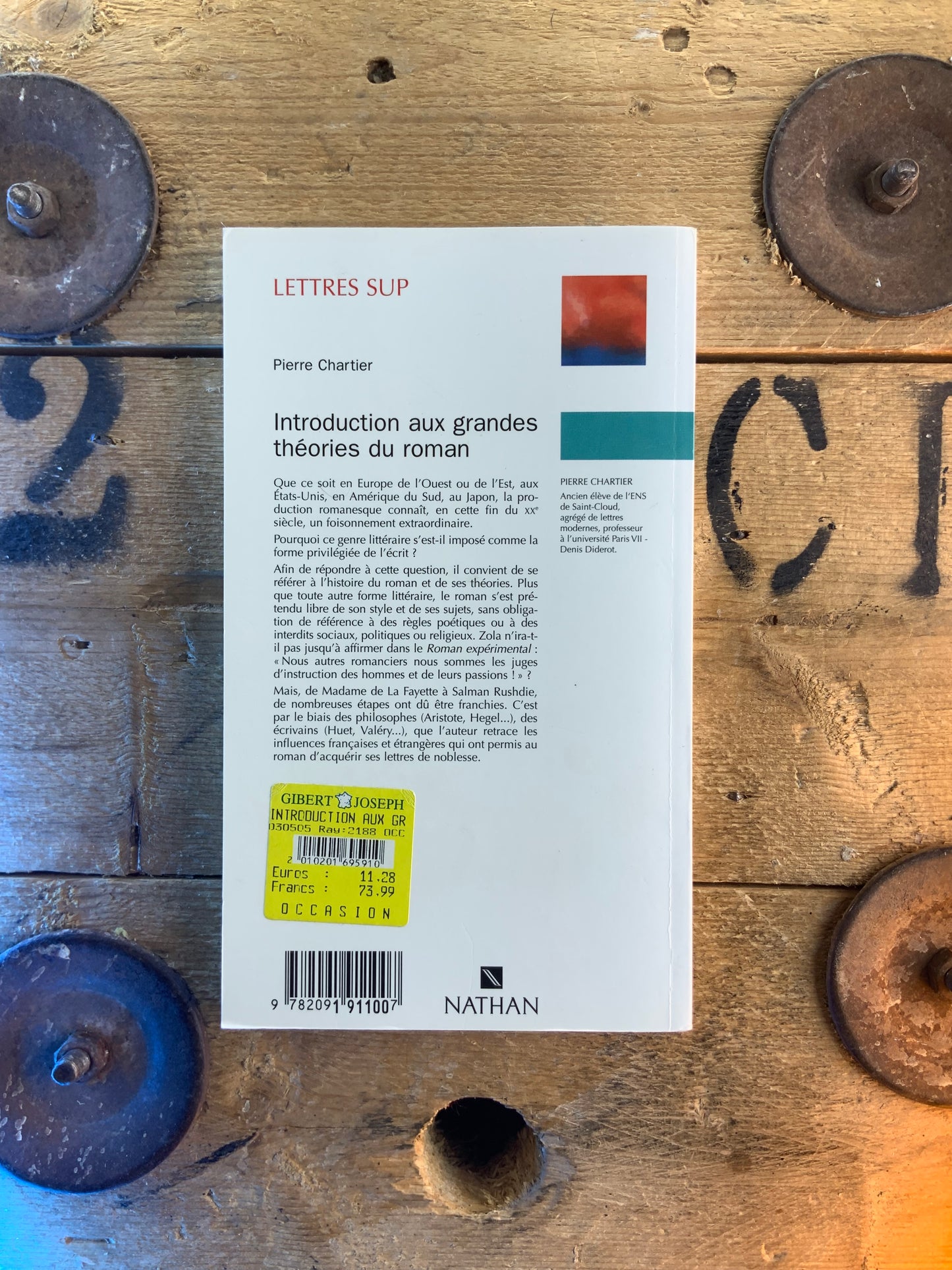 Introduction aux grandes théories du roman - Pierre Chartier