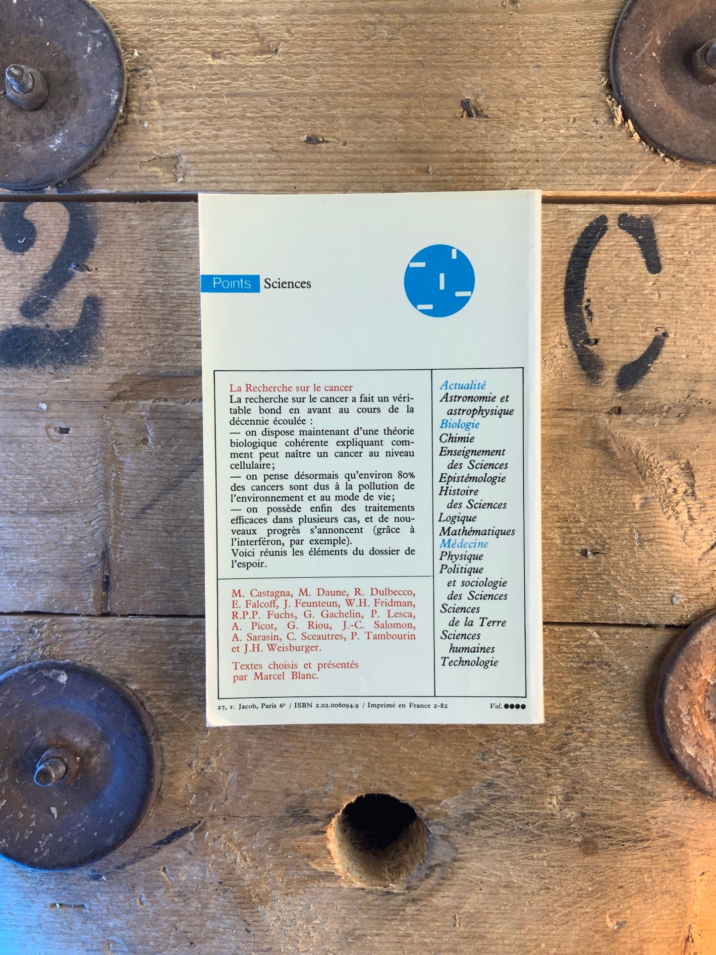 La recherche sur le cancer