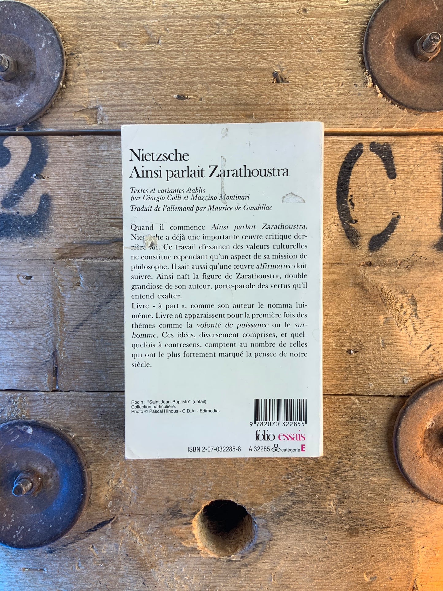 Ainsi parlait Zarathoustra - Friedrich Nietzsche