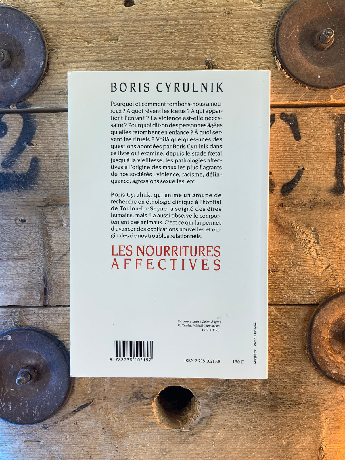 Les nourritures affectives - Boris Cyrulnik